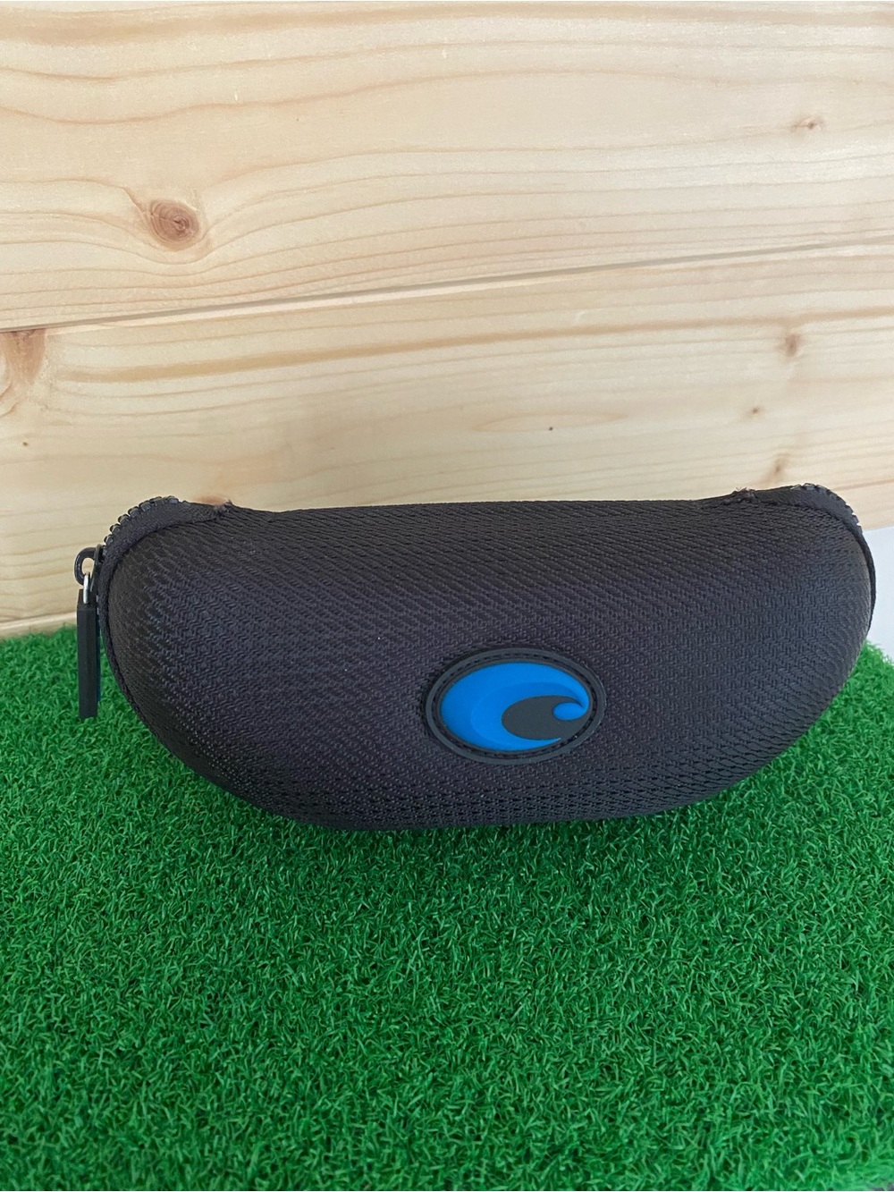 NEW Costa Del Mar Black Sunglass Hard Case with Blue Costa Logo